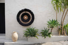 The Maurea Wall Deco - Black in palm leaf — handmade luxury coffee table curated by Laiyahome — view 2