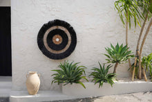 The Maurea Wall Deco - Black in palm leaf — handmade luxury coffee table curated by Laiyahome — view 2