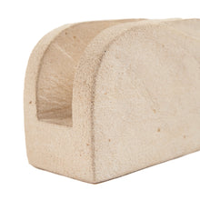 The Stone Tissue Holder in stone — handmade luxury napkin holder curated by Laiyahome — view 2