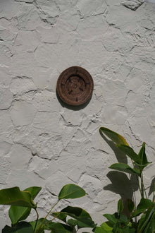 The Jasmine Plate - Brown - S in rattan — handmade luxury wall decoration curated by Laiyahome — view 2