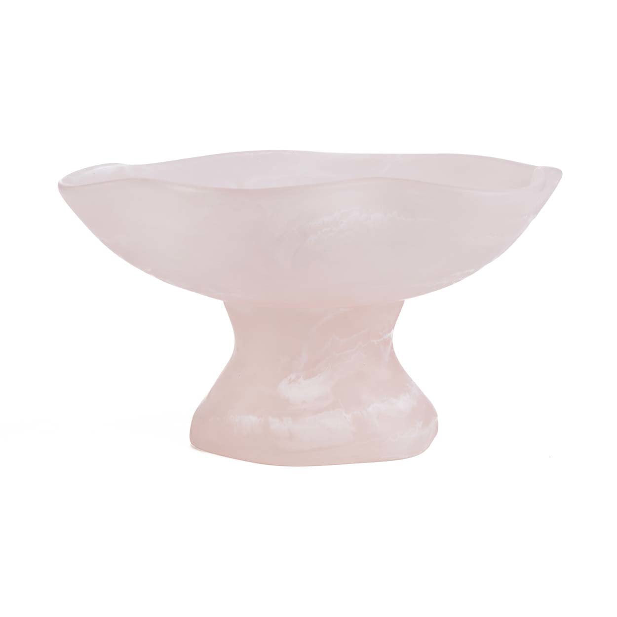 Suporte para fruta biológica em resina - Rosa e Branco
