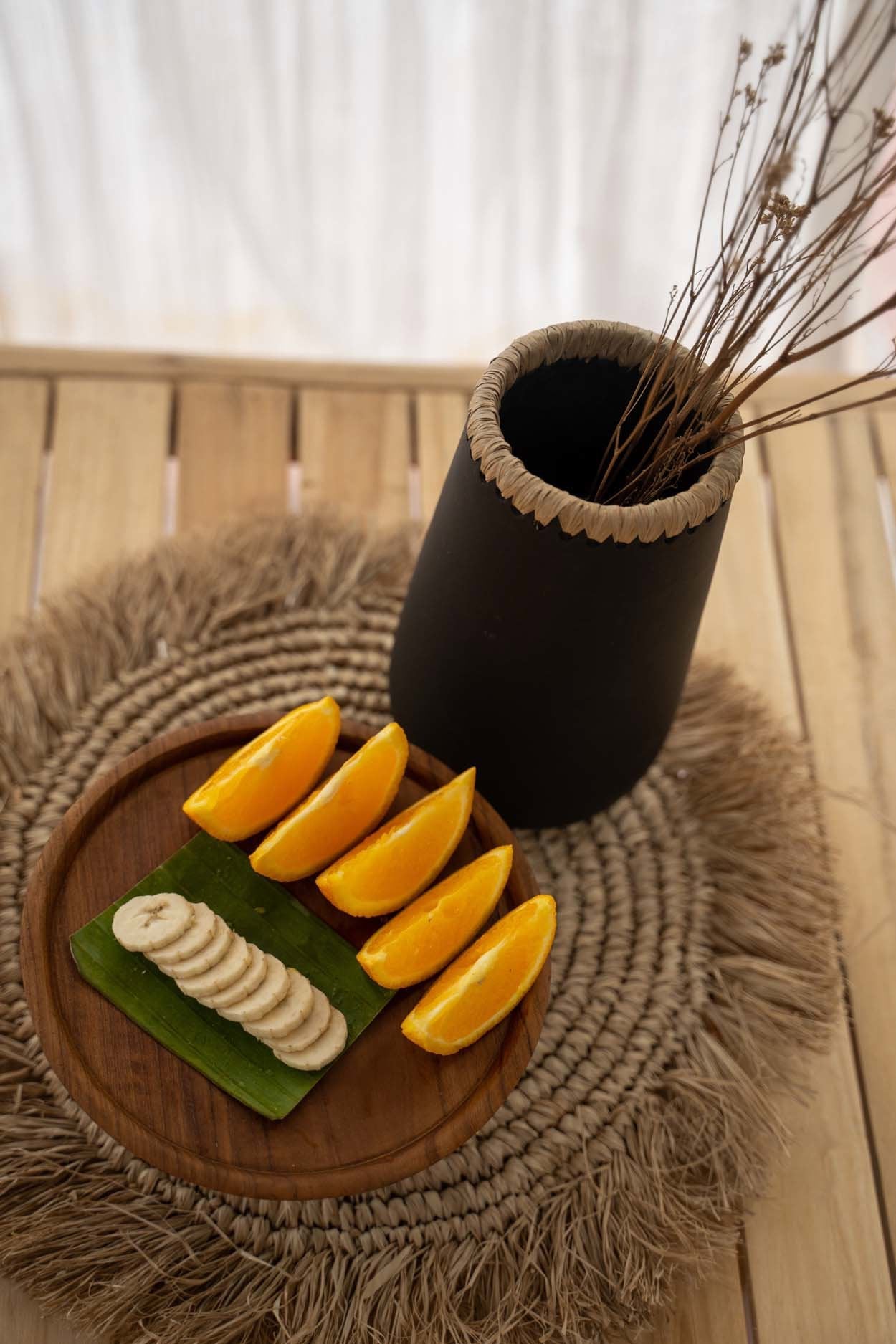 The Seagrass Raffia Placemat - Natural in seagrass — handmade luxury placemat curated by Laiyahome — view 2