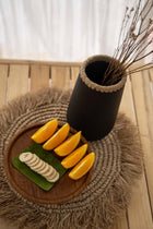 The Seagrass Raffia Placemat - Natural in seagrass — handmade luxury placemat curated by Laiyahome — view 2