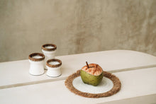 The Water Hyacinth Raffia Placemat - White Natural in raffia — handmade luxury placemat curated by Laiyahome — view 2
