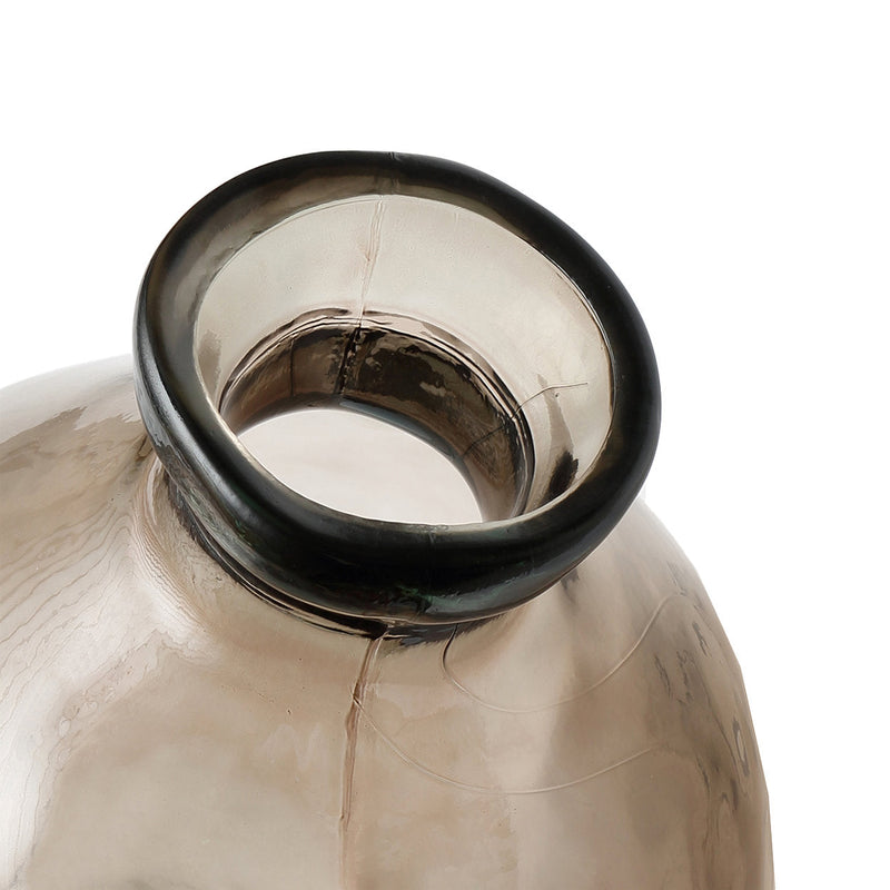 The Jinsuo Vase - Beige in glass — handmade luxury vase curated by Laiyahome — view 2