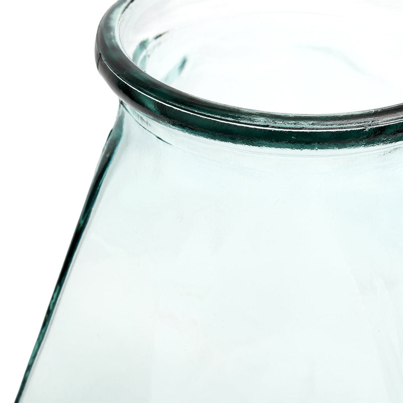 The Long Origami Vase - Blue in glass — handmade luxury vase curated by Laiyahome — view 2