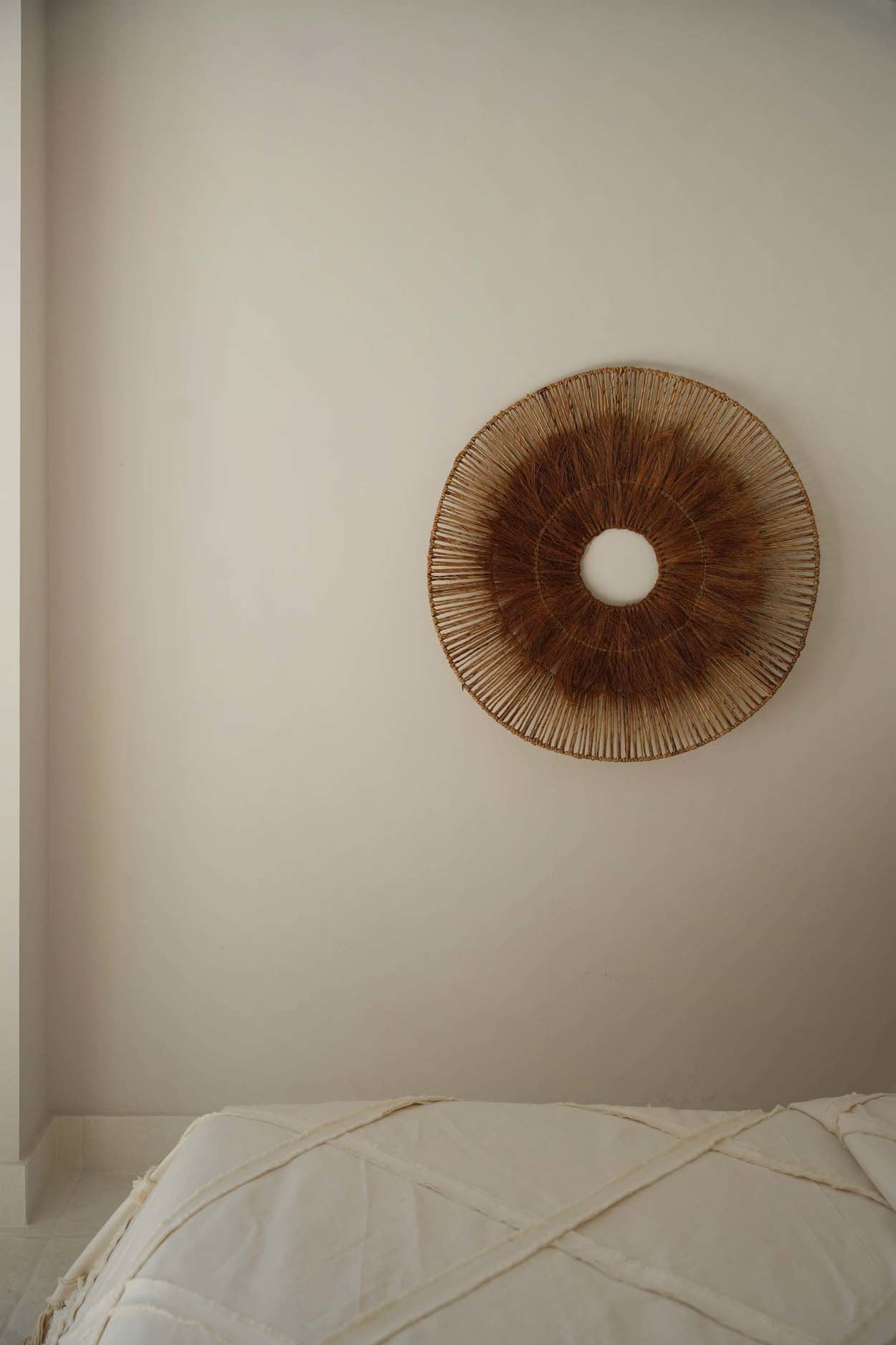 The Lobo Wall Deco - Natural in coconut — handmade luxury wall decoration curated by Laiyahome — view 2