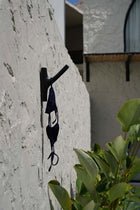 The Hook - Black in wood — handmade luxury clothing hanger curated by Laiyahome — view 2