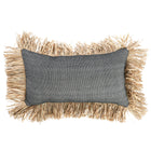 Housse de coussin Cotton Bonita - Noir naturel - 30x50