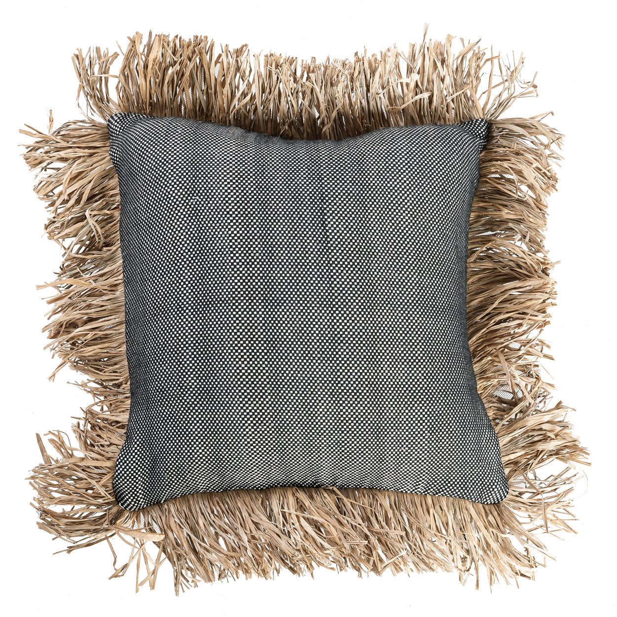 Capa de almofada Bonita em algodão - Preto Natural - 40x40
