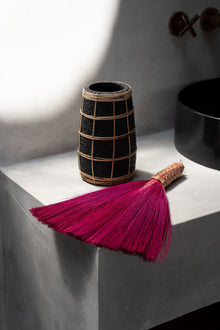 The Cutie Vase - Black Natural - S in terracotta — handmade luxury vase curated by Laiyahome — view 2