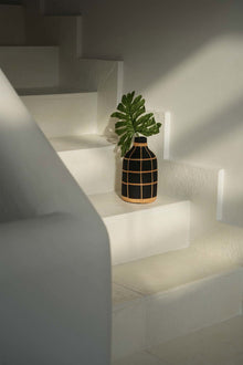 The Whoopy Vase - Black Natural - L in terracotta — handmade luxury vase curated by Laiyahome — view 2