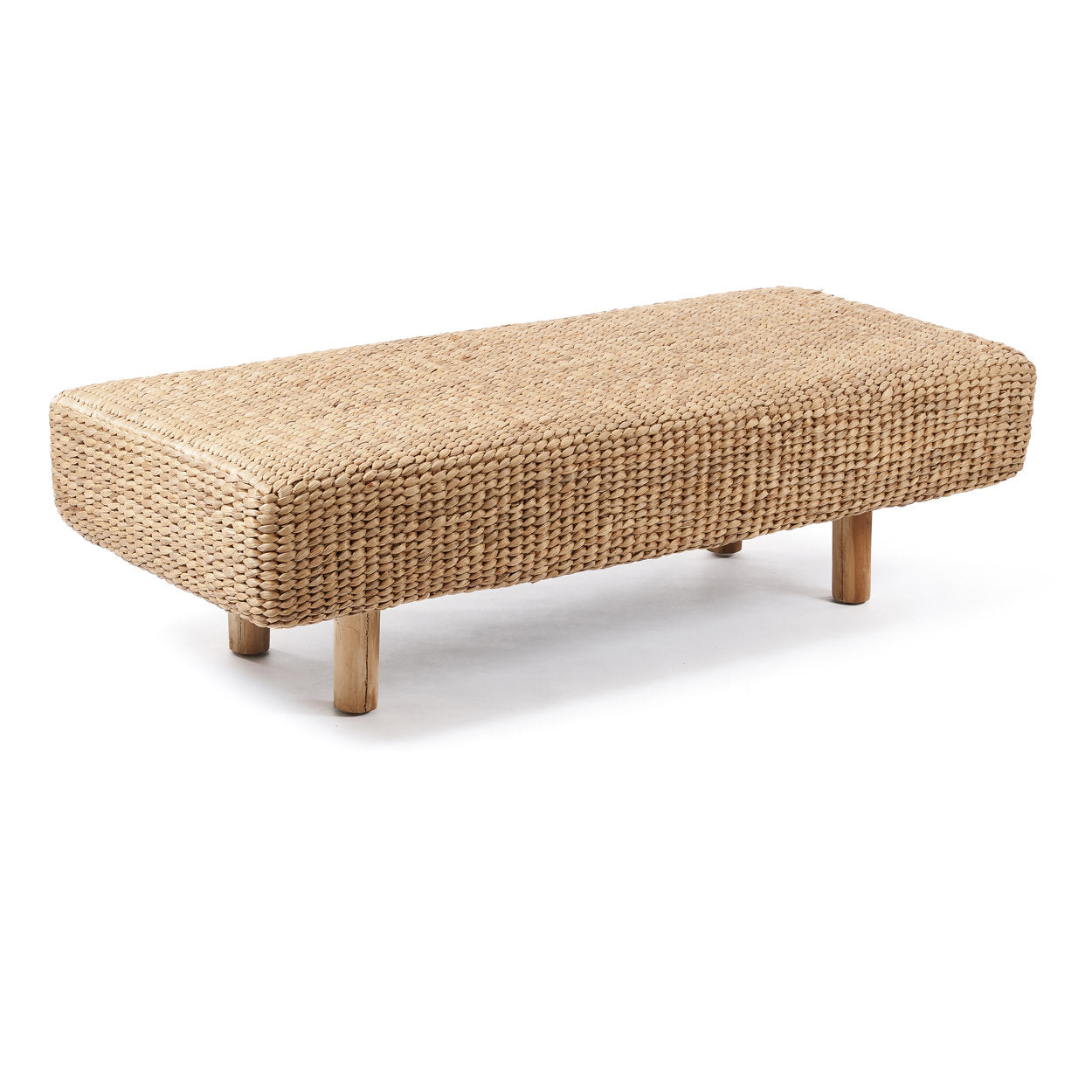 Le banc en jacinthe d'eau