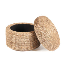 Puf baú circular - Natural