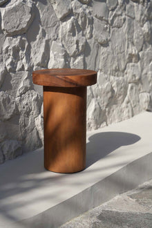 The Inti Side Table - Natural in wood — handmade luxury side table curated by Laiyahome — view 2