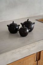 The Burned Jar - S in terracotta — handmade luxury storage jar curated by Laiyahome — view 2
