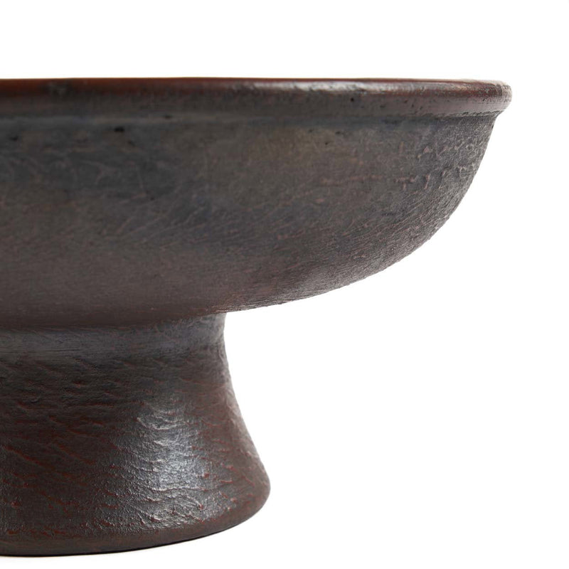 The Ethnic Fruit Bowl - Terracotta - M in terracotta, earthenware — handmade luxury bowl curated by Laiyahome — view 2