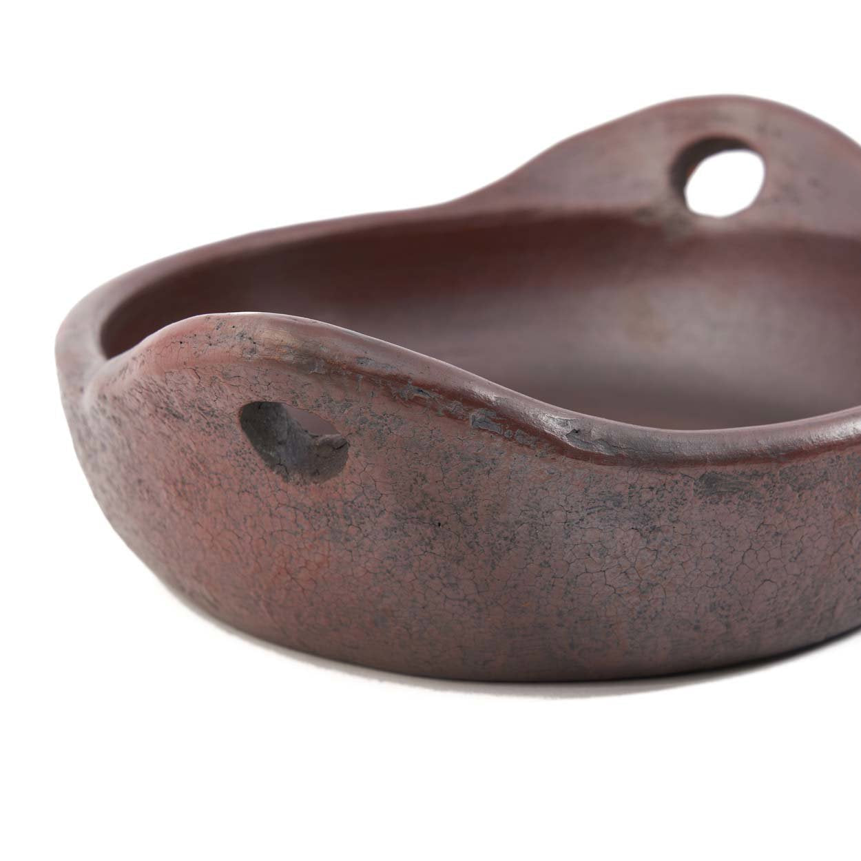 The Ethnic Deep Plate - Terracotta in terracotta, earthenware — handmade luxury dinner plate curated by Laiyahome — view 2