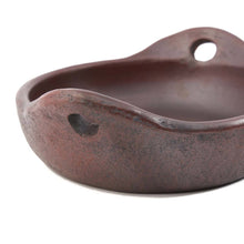 The Ethnic Deep Plate - Terracotta in terracotta, earthenware — handmade luxury dinner plate curated by Laiyahome — view 2