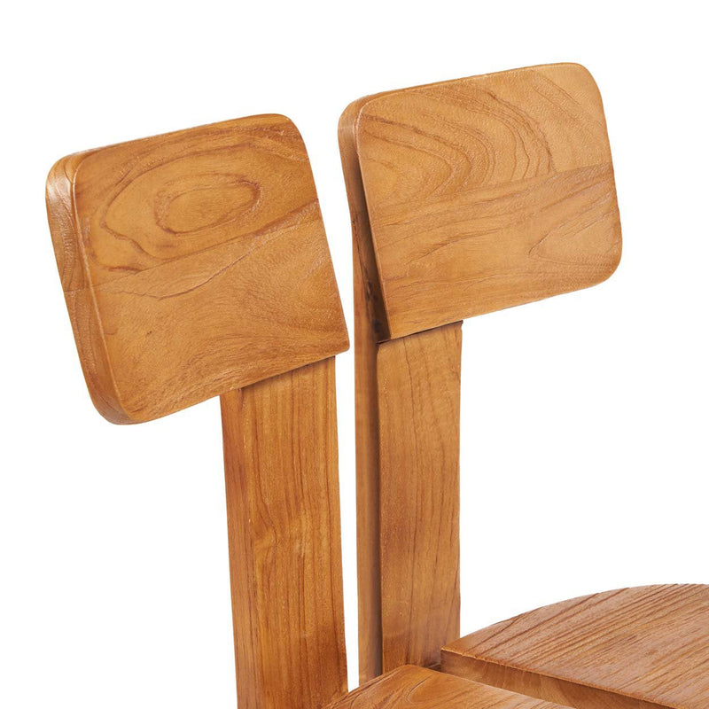 The Sama Sama Dining Chair - Natural in wood — handmade luxury bowl curated by Laiyahome — view 2
