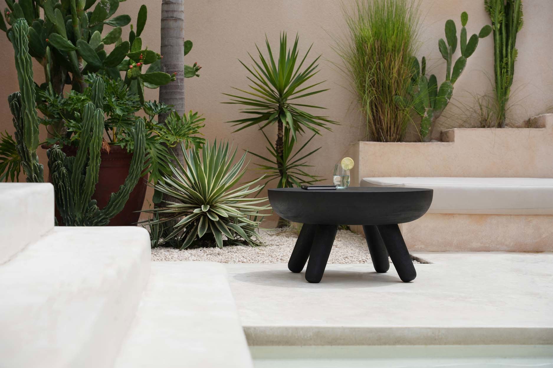 The Losten Coffee Table - Black in wood — handmade luxury coffee table curated by Laiyahome — view 2