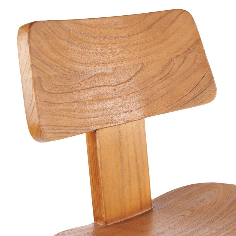 The LovYa Barstool - Natural in wood — handmade luxury bar stool curated by Laiyahome — view 2