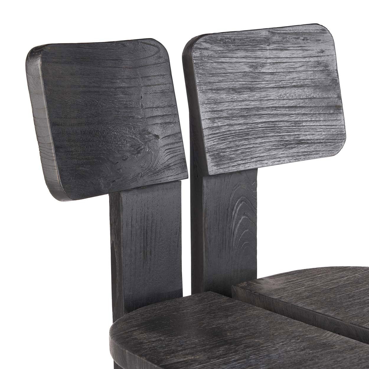 The Sama Sama Barstool - Black in wood — handmade luxury bar stool curated by Laiyahome — view 3