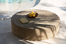 The Huge Pouffe - Natural in seagrass — handmade luxury ottoman curated by Laiyahome — view 2