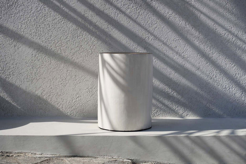 The Tribe Stool - Natural White in wood — handmade luxury stool curated by Laiyahome — view 2