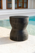 The Kotoran Stool - Black in wood — handmade luxury stool curated by Laiyahome — view 2