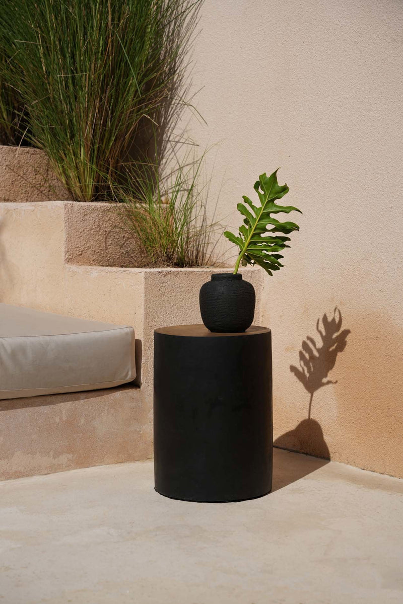 The Tribe Stool - Natural Black in wood — handmade luxury stool curated by Laiyahome — view 2