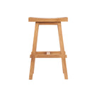 The Tabanan Bar Stool - Outdoor in wood — handmade luxury bar stool curated by Laiyahome — view 2