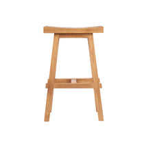 The Tabanan Bar Stool - Outdoor in wood — handmade luxury bar stool curated by Laiyahome — view 2