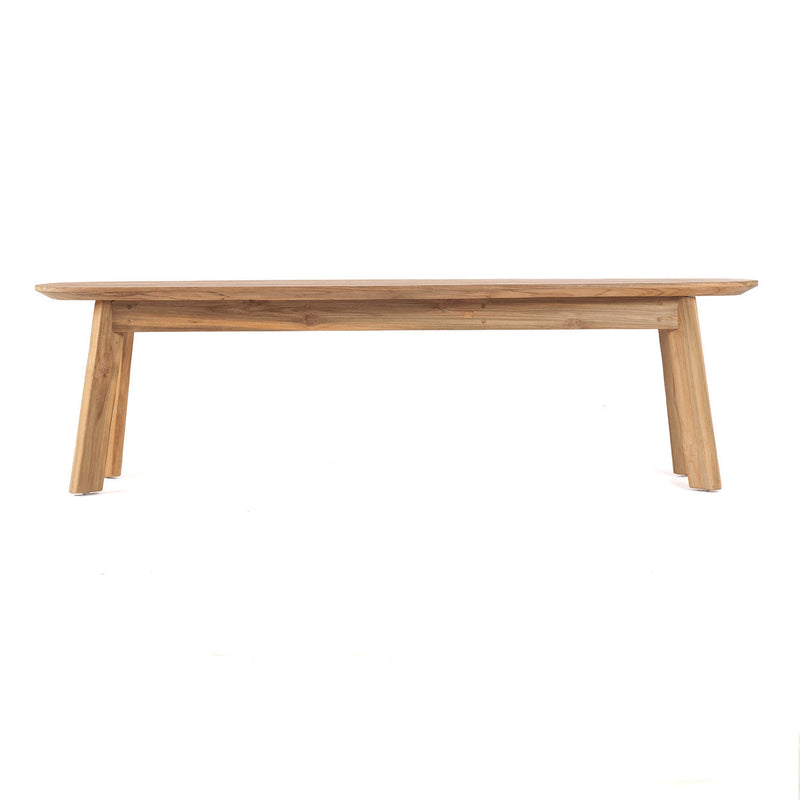 The Tutuala Bench - Outdoor in wood — handmade luxury bench curated by Laiyahome — view 2