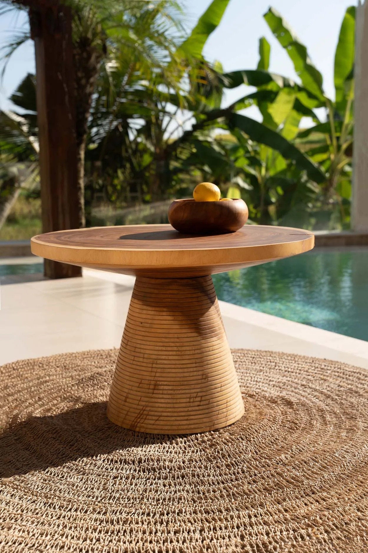 The Hi Matata Coffee Table - Natural in wood — handmade luxury coffee table curated by Laiyahome — view 2