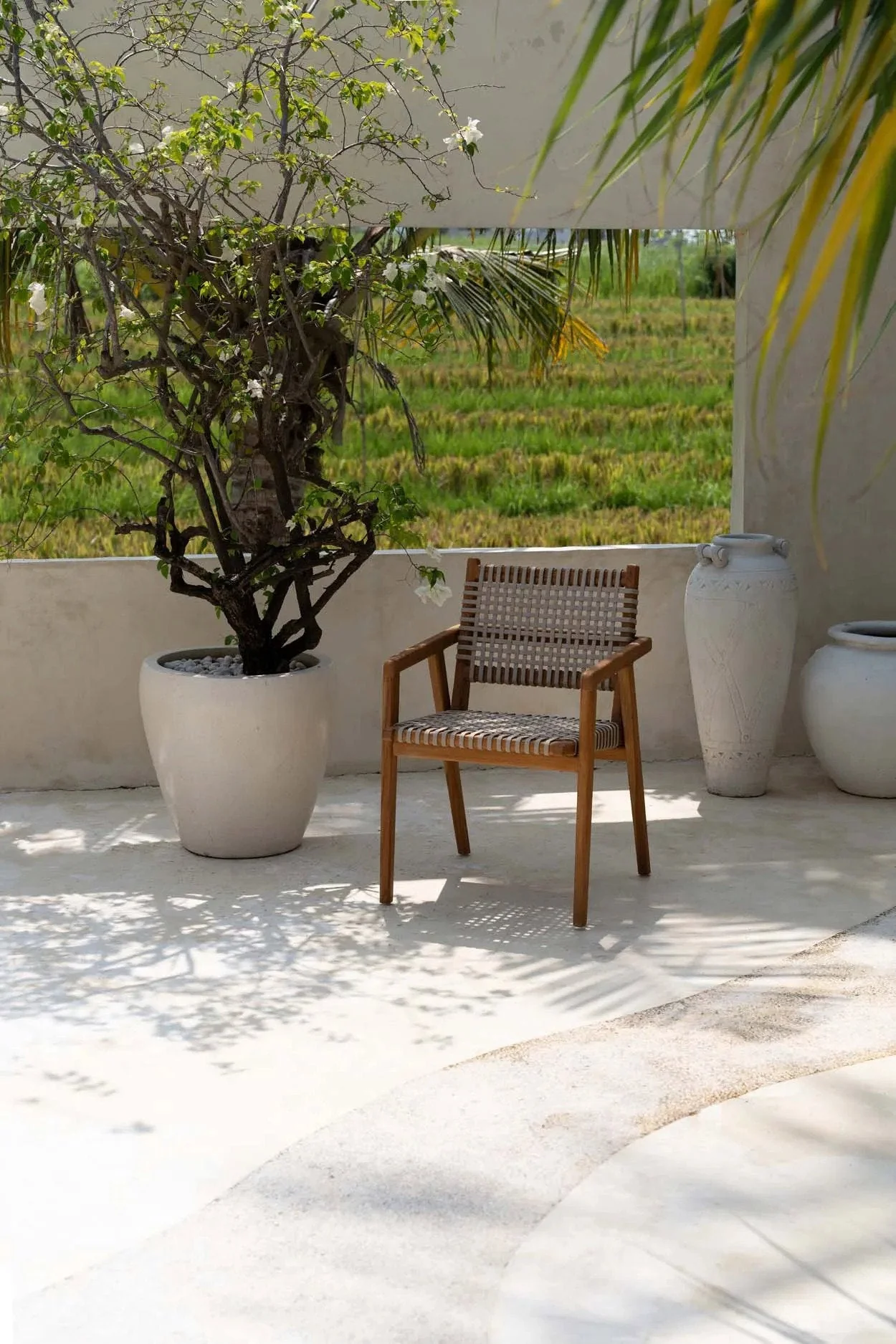 The Trikeri Dining Chair in wood — handmade luxury dining chair curated by Laiyahome — view 3