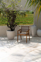 The Trikeri Dining Chair in wood — handmade luxury dining chair curated by Laiyahome — view 2