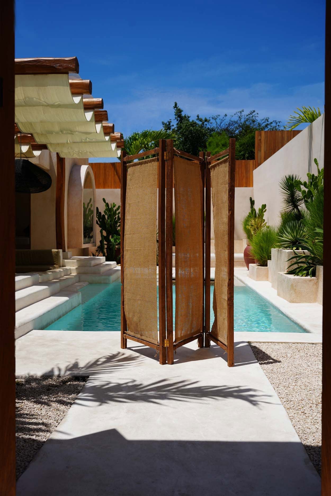 The Zenbu Divider - Natural in wood — handmade luxury curtain curated by Laiyahome — view 2