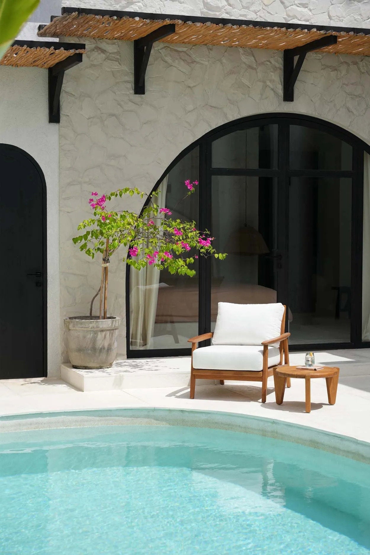 The Gilimanuk One Seater Sofa - Outdoor in wood — handmade luxury sofa curated by Laiyahome — view 2