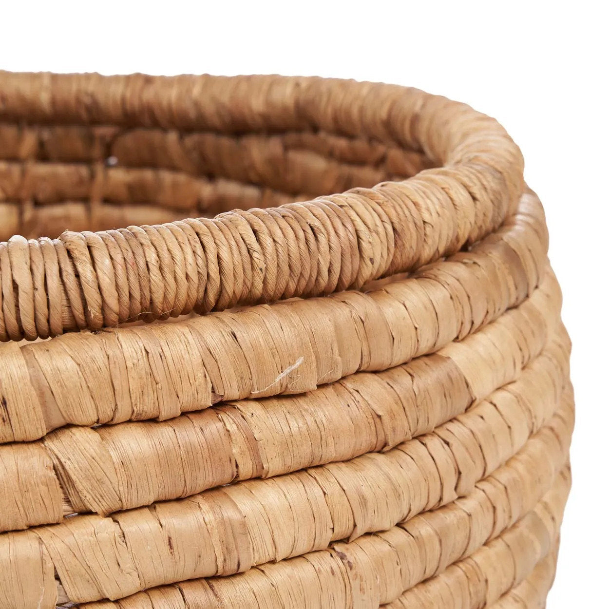 The Sarvatah Basket - Natural in palm leaf — handmade luxury storage basket curated by Laiyahome — view 2