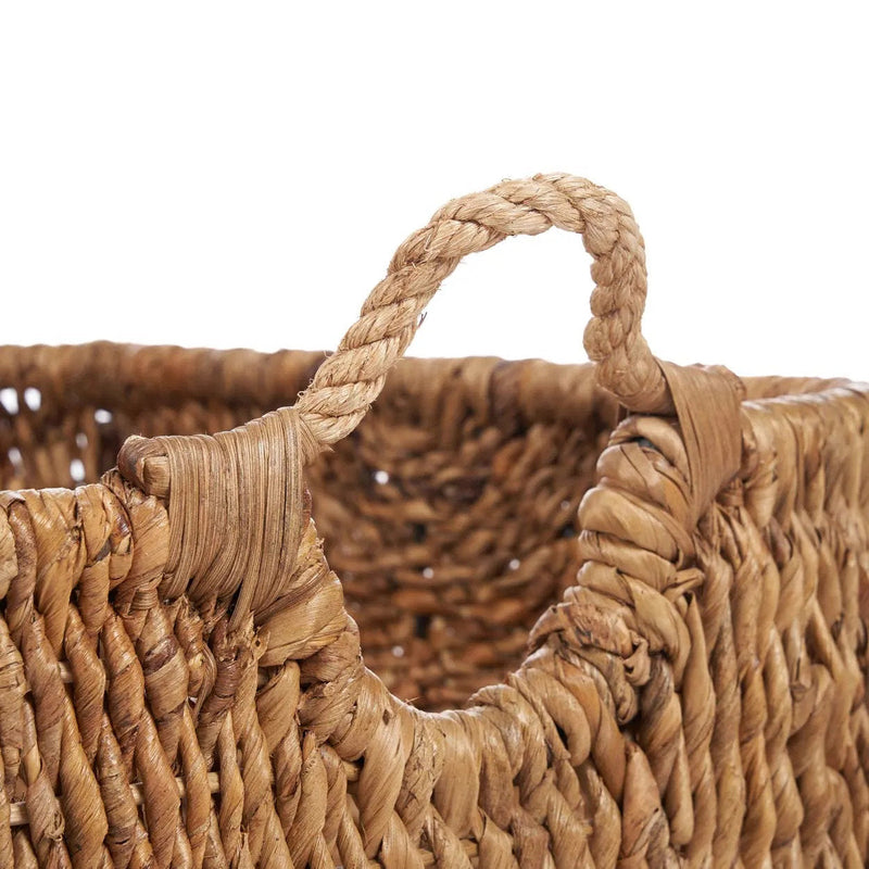 The Rayah Basket - Natural in palm leaf — handmade luxury storage basket curated by Laiyahome — view 2
