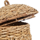 The Tarajih Basket - Natural - M in palm leaf — handmade luxury storage basket curated by Laiyahome — view 2