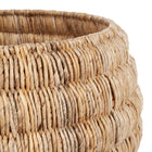 The Tatum Basket - Natural in palm leaf — handmade luxury storage basket curated by Laiyahome — view 2