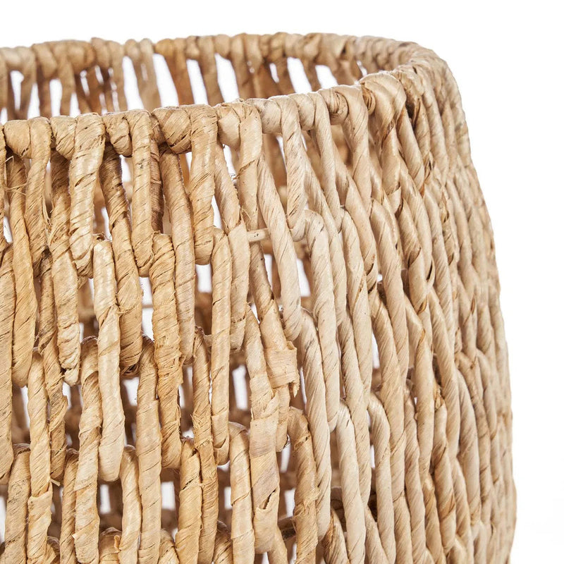 The Louh Louh Basket - Natural - M in palm leaf — handmade luxury storage basket curated by Laiyahome — view 2