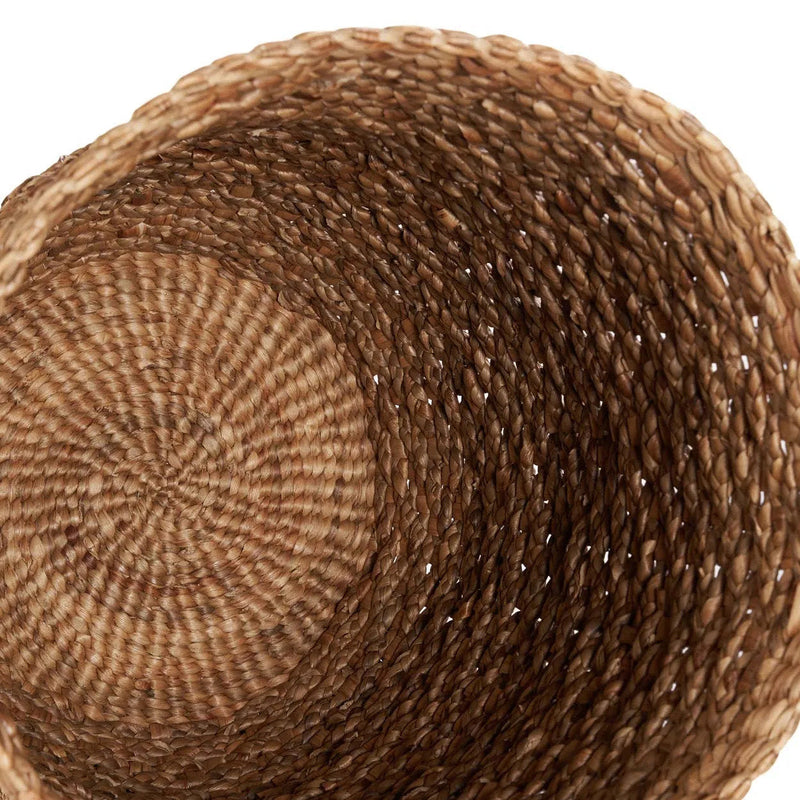 The Rumih Basket - Natural in palm leaf — handmade luxury storage basket curated by Laiyahome — view 2