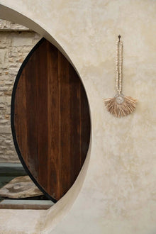 The Raffia Tajoe Tassel - Natural in raffia — handmade luxury wall decoration curated by Laiyahome — view 2