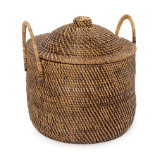 Panier à anses coloniales - Brun naturel