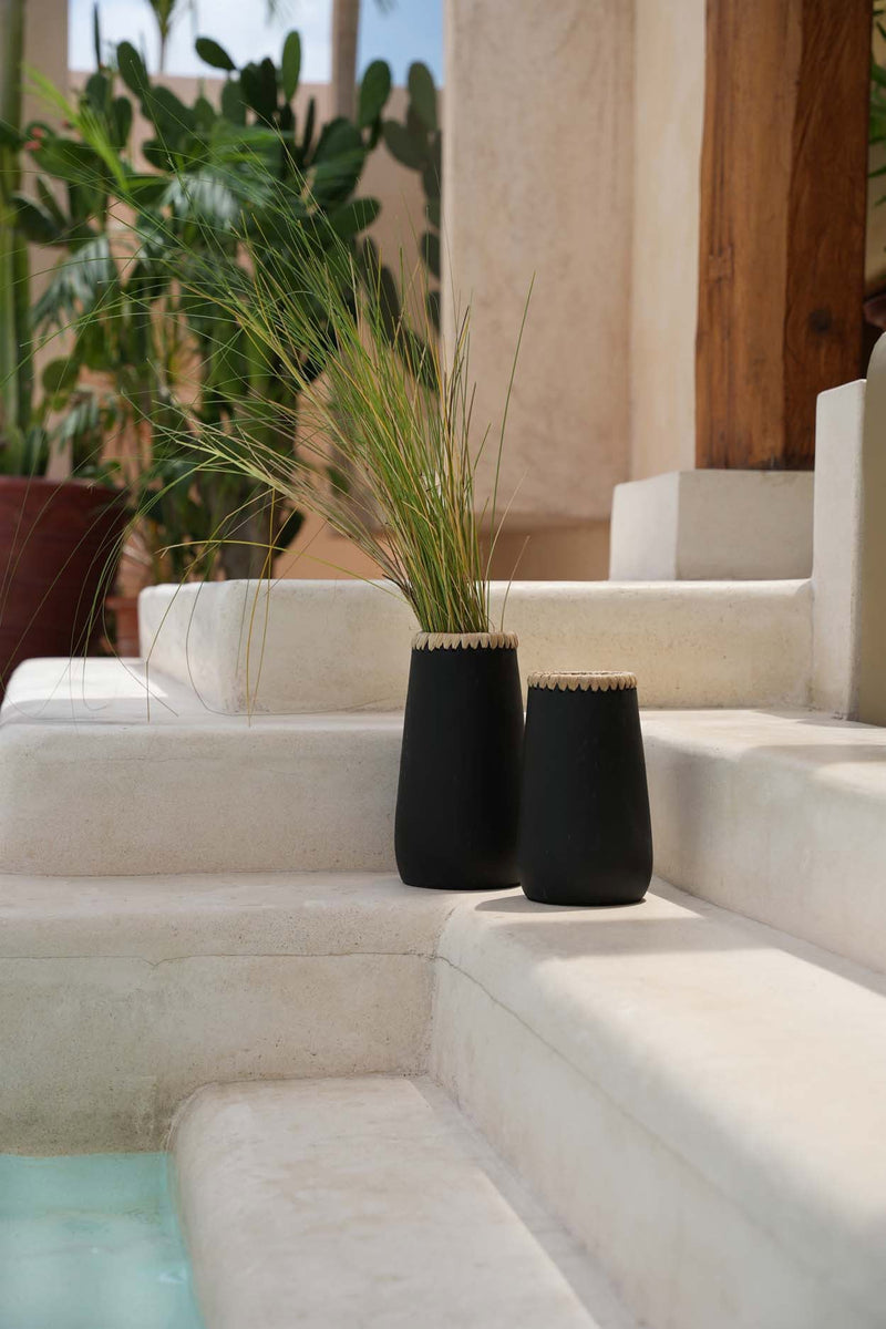 Vaso Discreto - Preto Natural - S