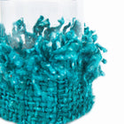 The Oh My Gee Candle Holder - Aqua - L – cotton tea light holder – product view 2