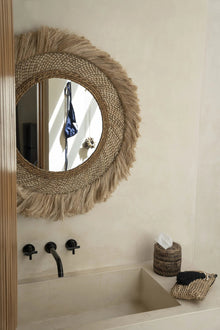 The Capri Mirror - Natural - L in glass — handmade luxury wall mirror curated by Laiyahome — view 2